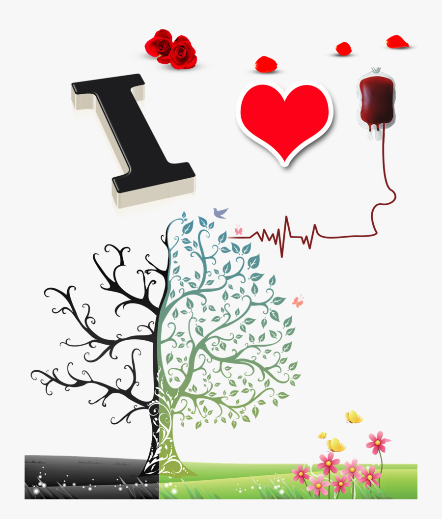 Blood Donation Png Transparent Image - Family Tree Svg Free, Transparent Clipart