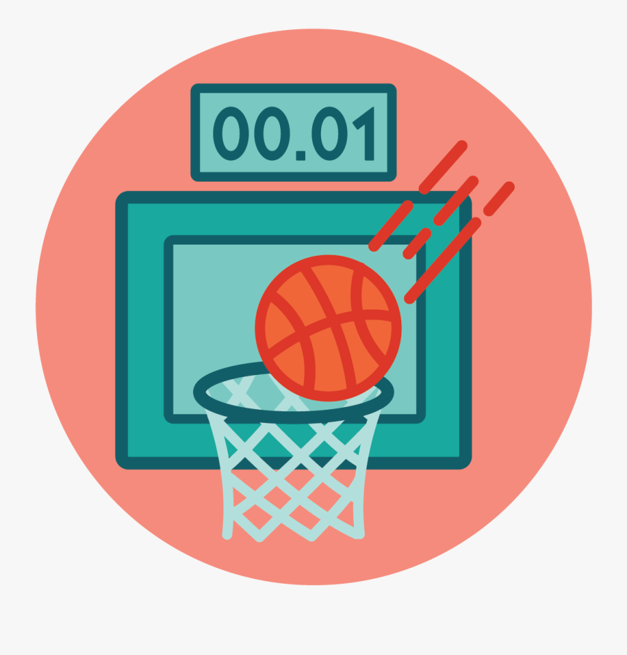 Shoot Basketball, Transparent Clipart