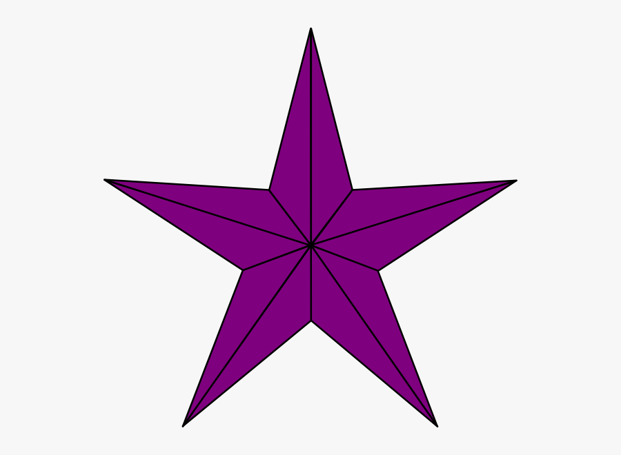 Clipart Stars Purple - Pointy Star, Transparent Clipart