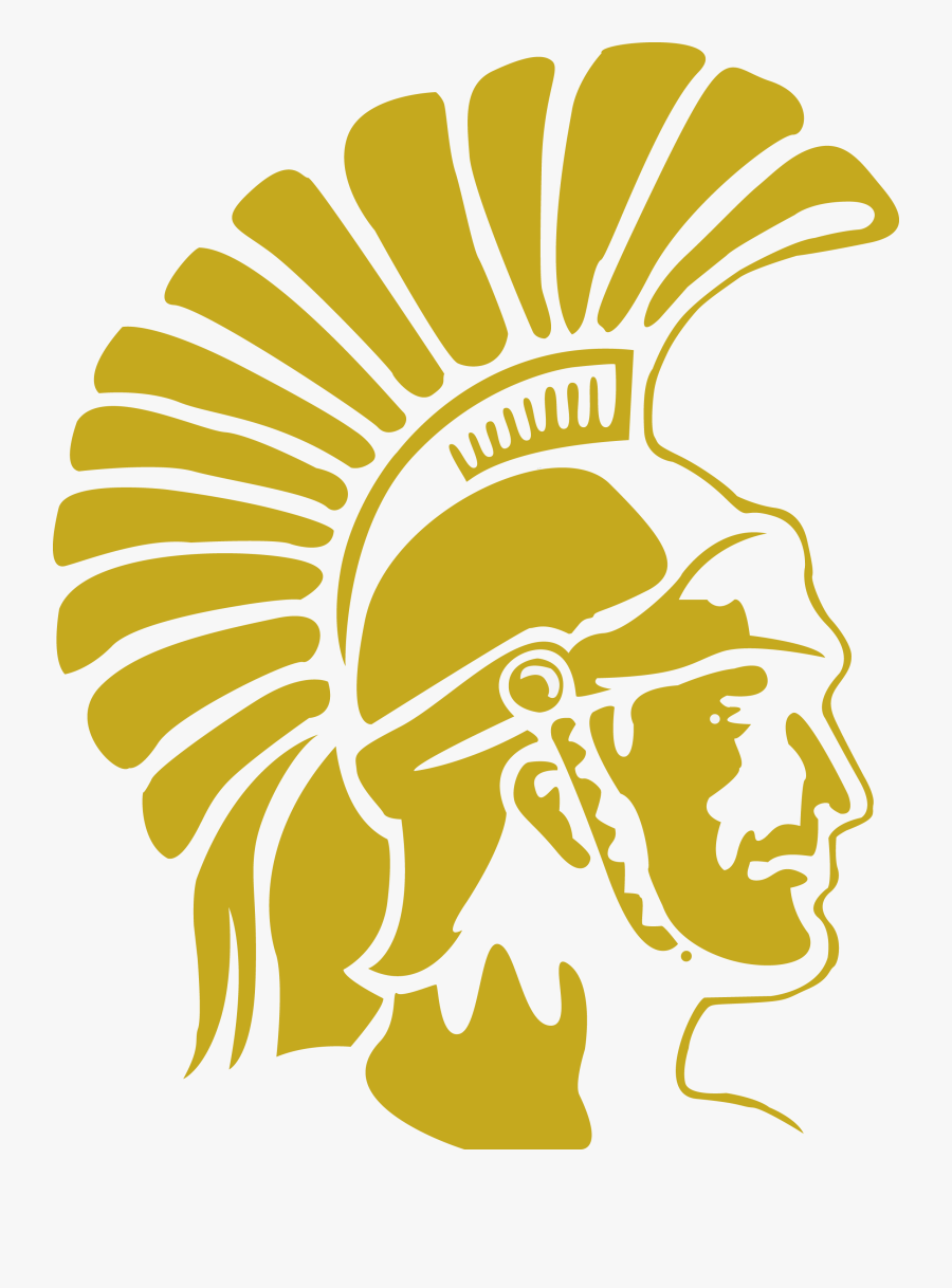 Trojan Head - Topeka High School Trojan, Transparent Clipart