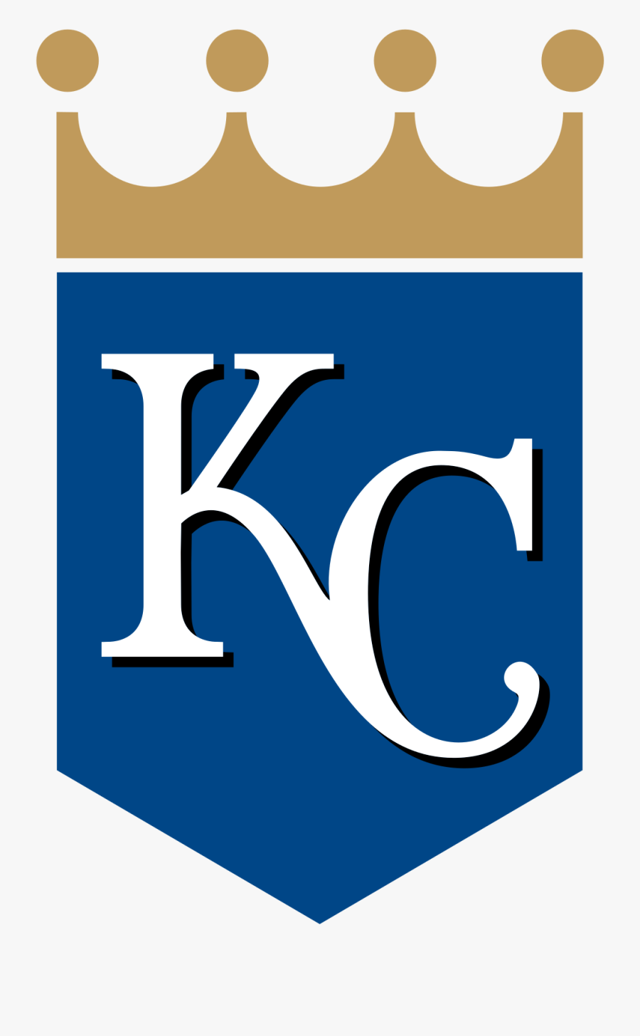 Kansas City Royals Crown Logo - Kansas City Royals 2019 Logo, Transparent Clipart