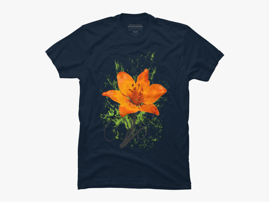 Gogeta Blue Shirt - Orange Lily, Transparent Clipart