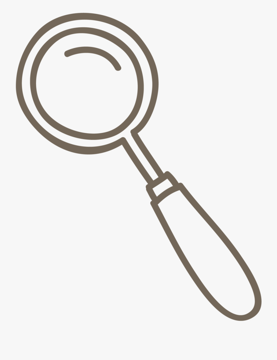 Icon Magnifying Glass - Circle, Transparent Clipart