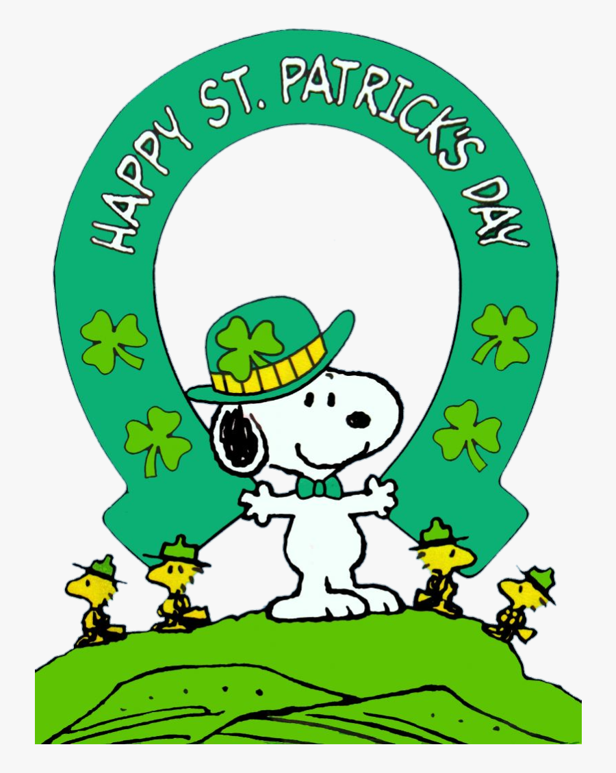 Saint Patrick"s Day Snoopy , Transparent Cartoons - Snoopy St Patricks Day, Transparent Clipart