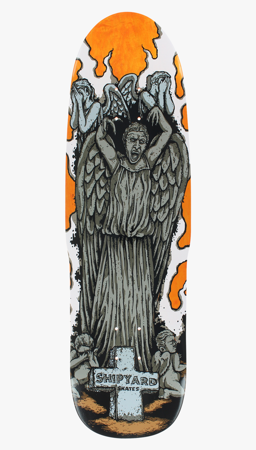 Shipyard Weeping Angel Skateboard Deck - Carving, Transparent Clipart