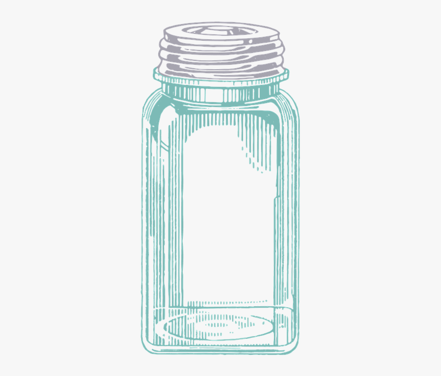 Food Storage Containers - Mason Jar Clip Art, Transparent Clipart