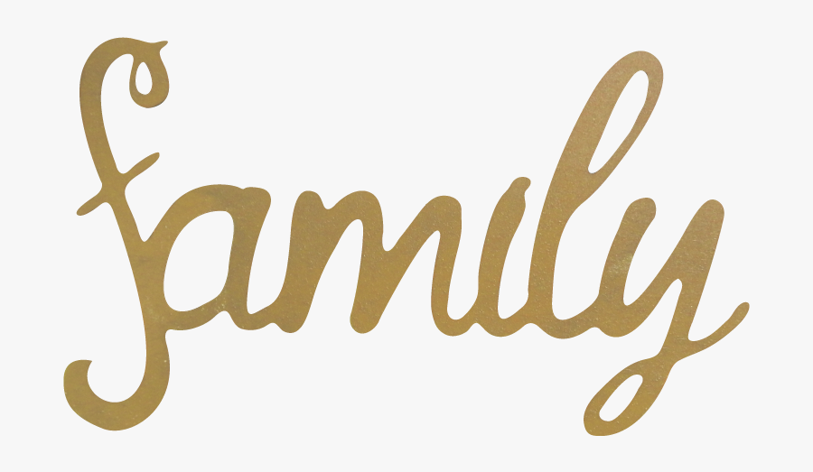 Family Word Transparent Background, Transparent Clipart