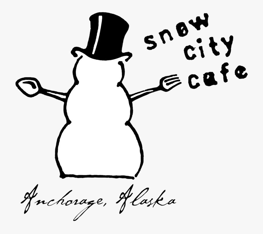 Snow City Cafe Logo, Transparent Clipart