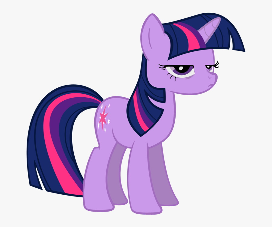 Twilight Sparkle Angry Unicorn Clipart , Png Download - Mlp Twilight Bored, Transparent Clipart