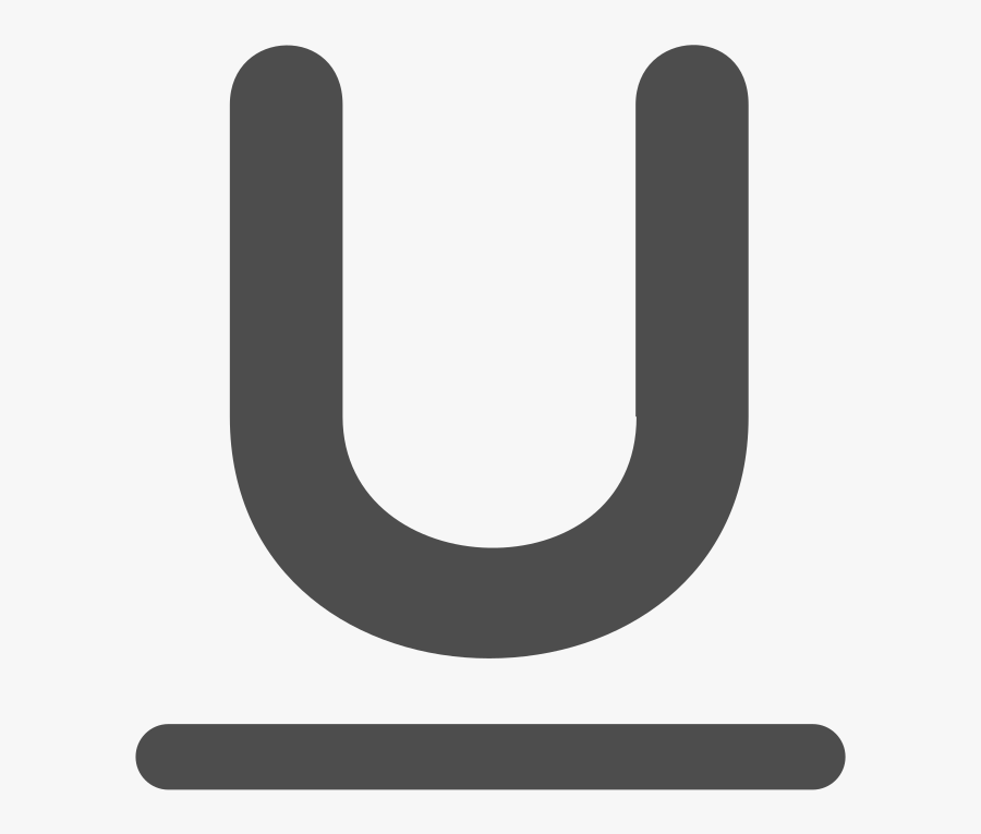 Antu Format Text Underline - Underline Text Svg Icon, Transparent Clipart