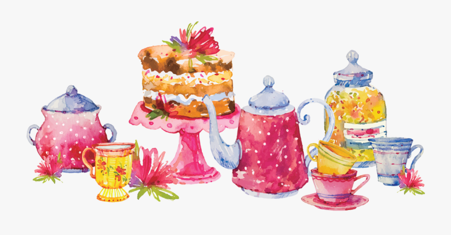 Picture - Tea Party, Transparent Clipart