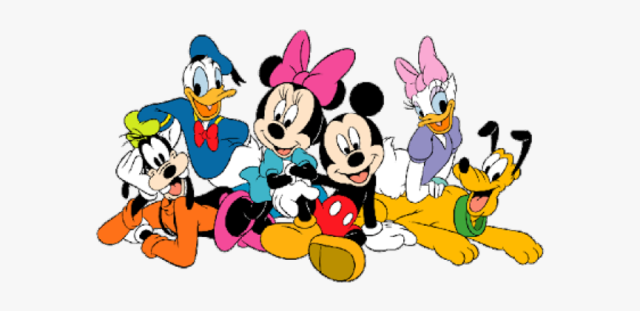 Mickey Minnie Daisy Donald Goofy And Pluto, Transparent Clipart