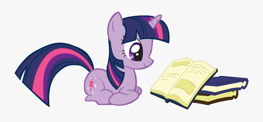 Rollercoaster Clipart Acceleration - Twilight Sparkle Reading A Book, Transparent Clipart
