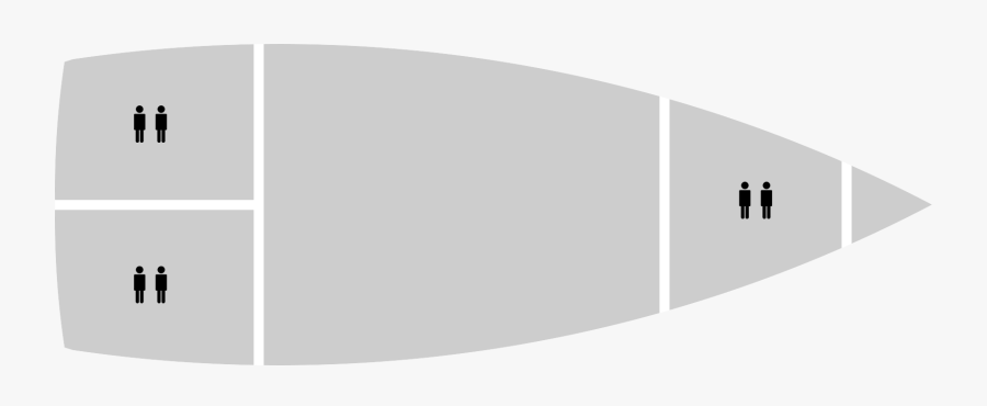 Boat - Monochrome, Transparent Clipart