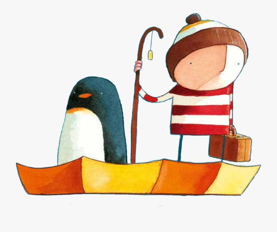 Lost And Found Boy And Penguin, Transparent Clipart
