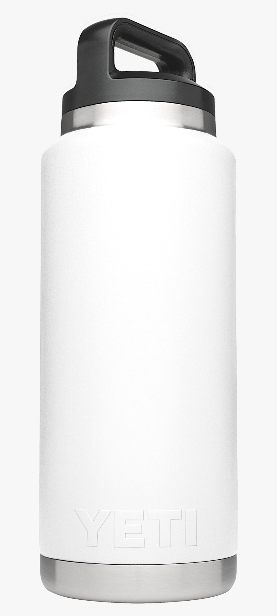 White Yeti Water Bottle, Transparent Clipart