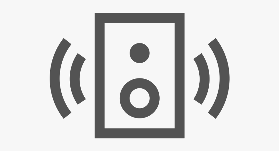 Speaker - Black And White Speaker, Transparent Clipart