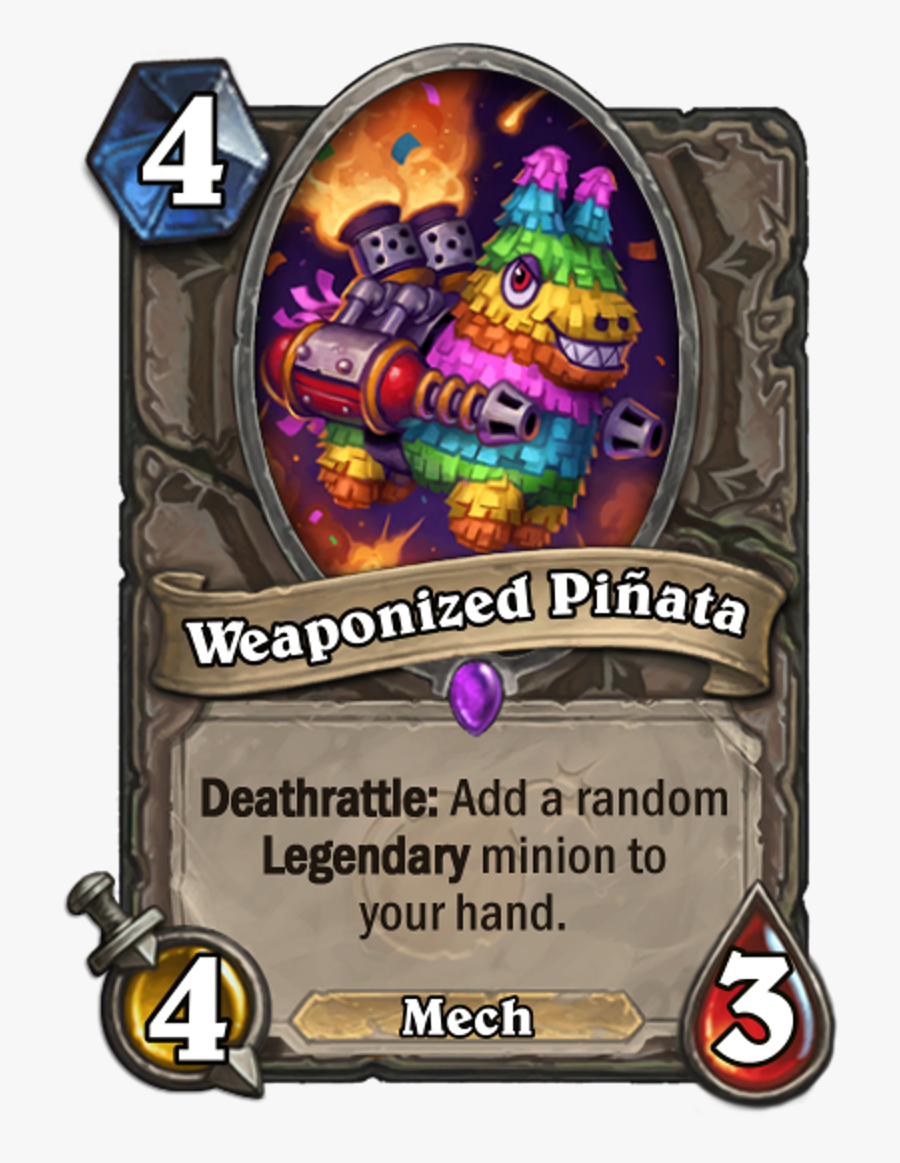 Weaponized Pinata Png Image - Hearthstone Cockatrice, Transparent Clipart