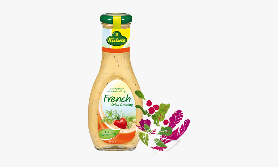 Ranch Dressing Clipart - Yoghurt Salad Dressing Kuhne, Transparent Clipart