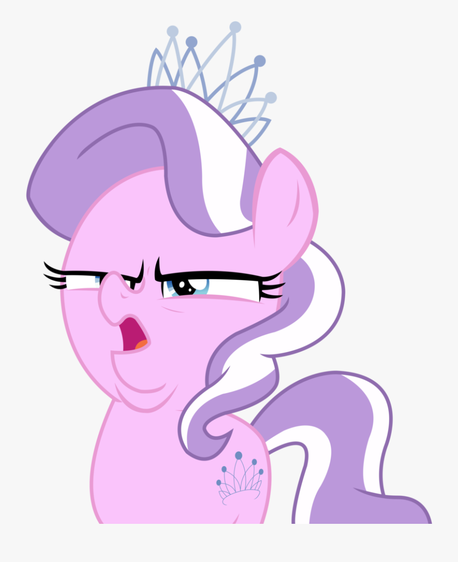 Dt Taunt - Mlp Diamond Tiara Face, Transparent Clipart