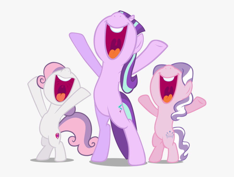 Starlight Glimmer And Diamond Tiara, Transparent Clipart