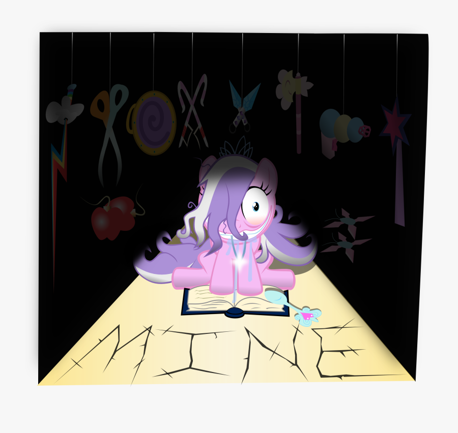 Transparent Crazy Face Png - My Little Pony Diamond Tiara Face, Transparent Clipart