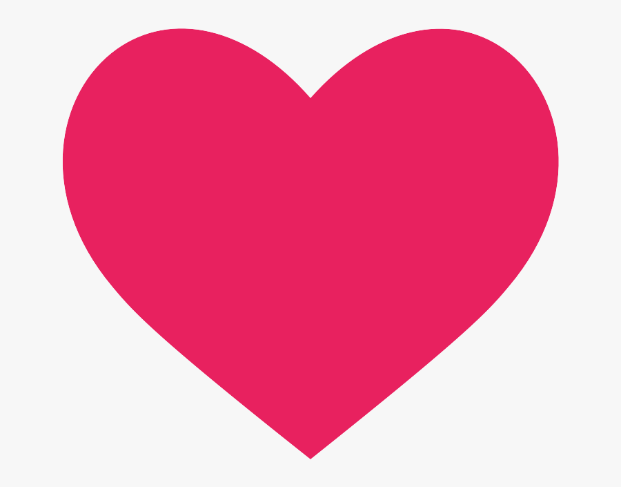Heart Emoji White Background, Transparent Clipart