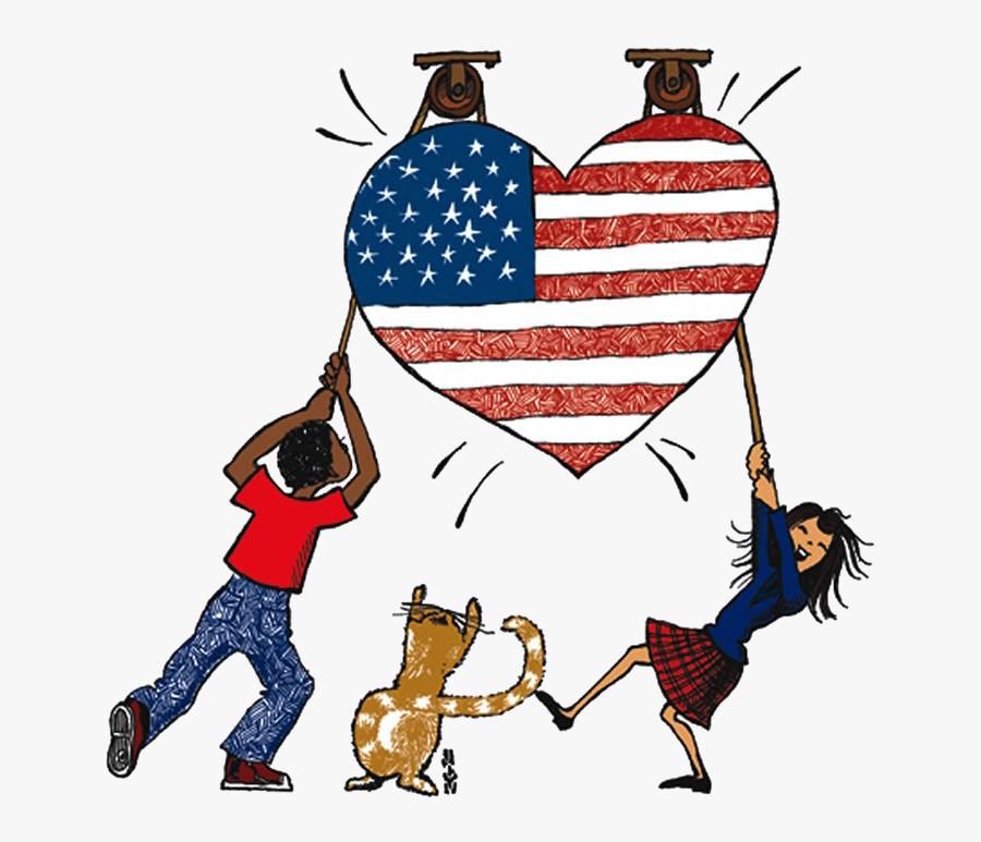 I Love America Free Png Image - Cartoon, Transparent Clipart