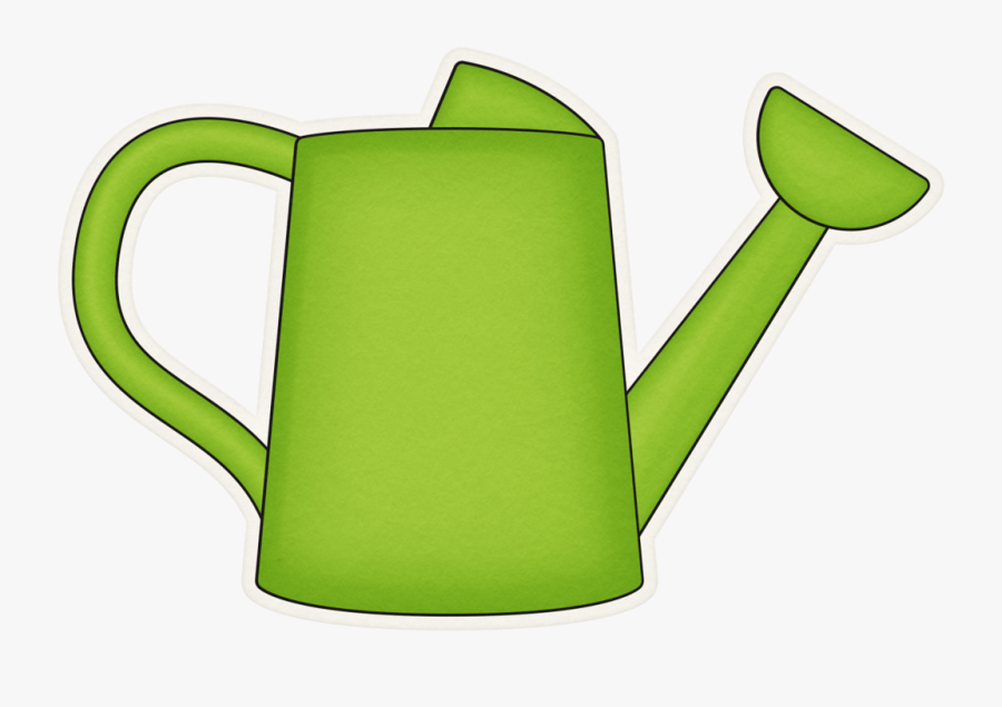 Green Watering Can Clipart, Transparent Clipart