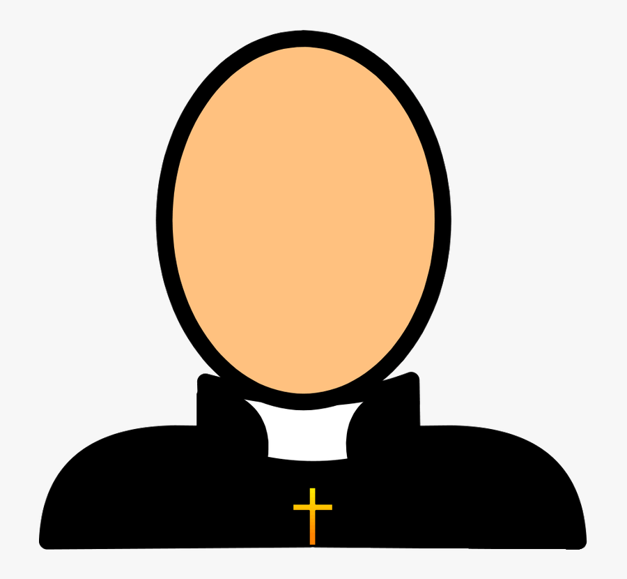 Picture - Cartoon Vicar, Transparent Clipart