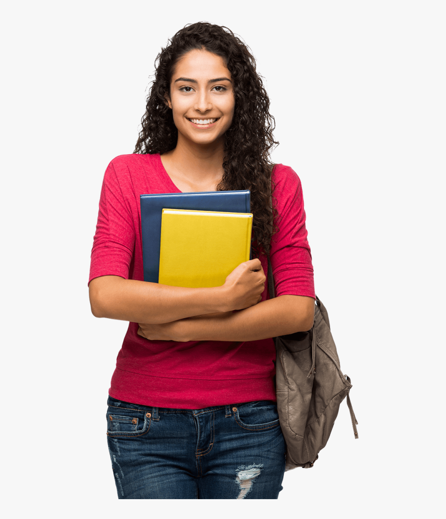 Female Student Png Image - College Student Transparent Background, Transparent Clipart