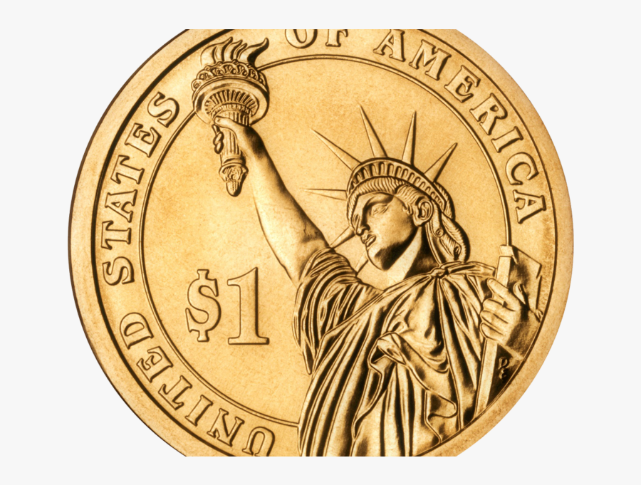 Dollar Coin Png Transparent Image - 1 Dollar Coin Png, Transparent Clipart