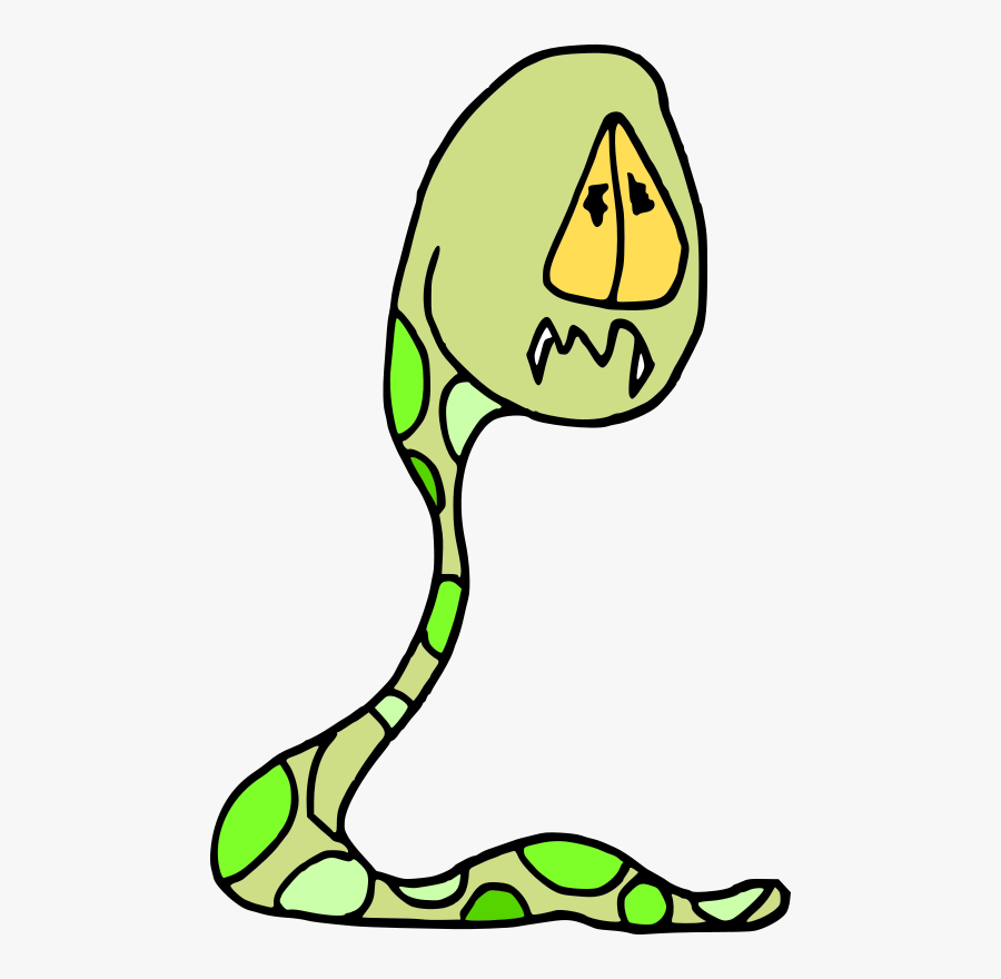 Sad Snake - Snake Images Cartoon Png, Transparent Clipart