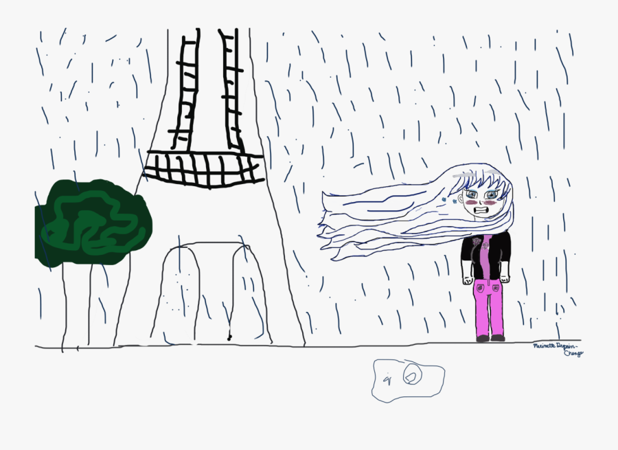 Mari/sad/hair Down - Illustration, Transparent Clipart