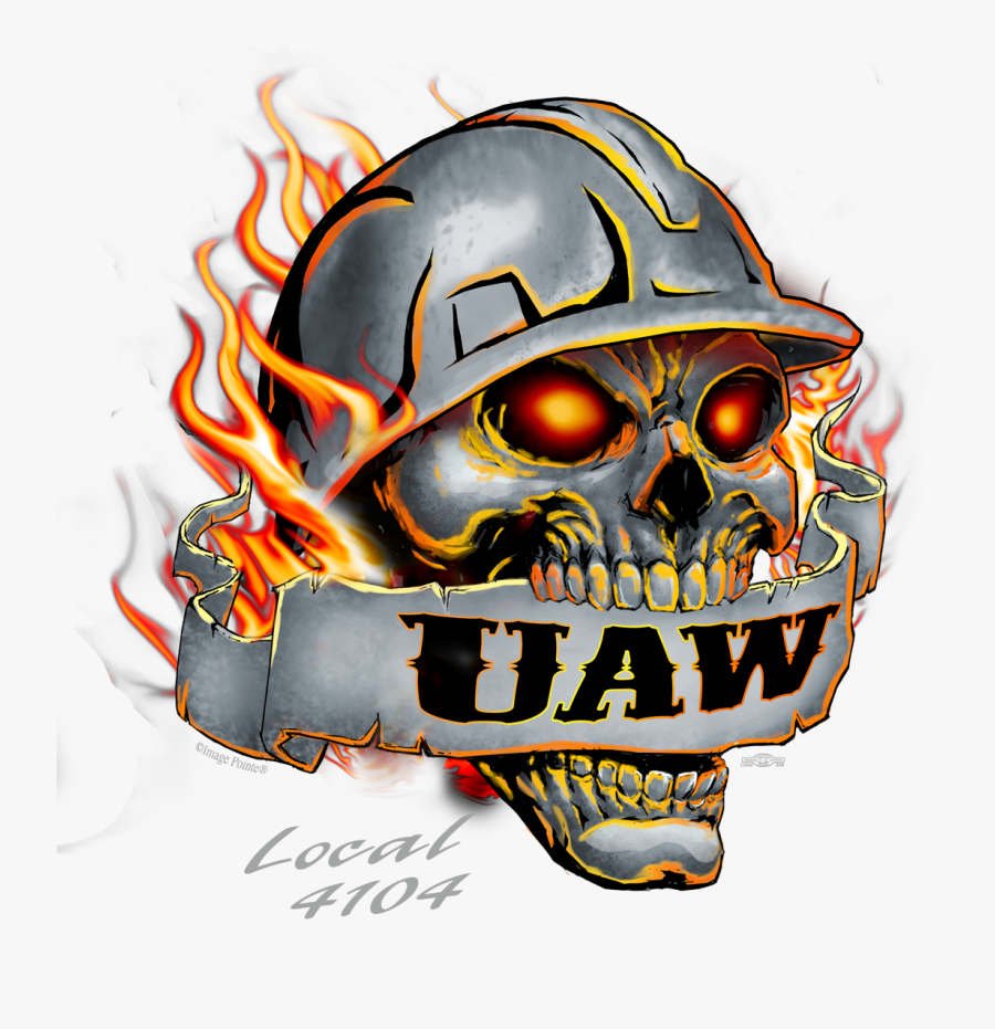 Flaming Skull Clipart, Transparent Clipart