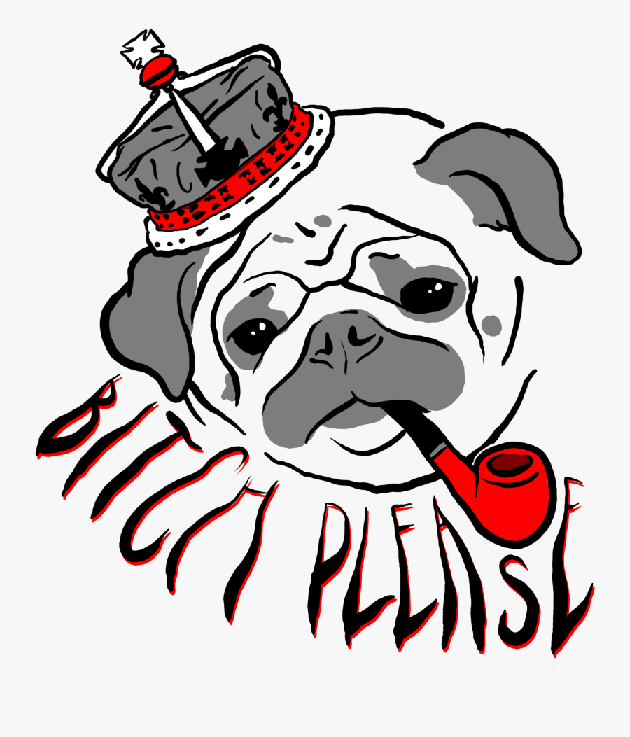 Pug Life Transparent Background - Pug, Transparent Clipart