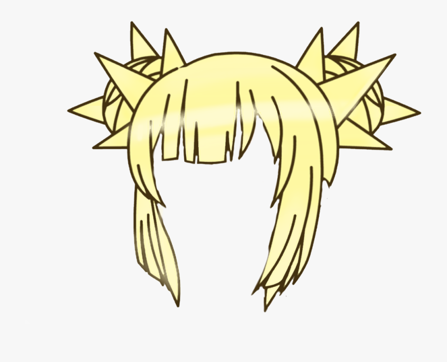 #gachalife #gachahair #blonde #hair #gachaverse #freetoedit - Gacha Life Sticker Hair, Transparent Clipart