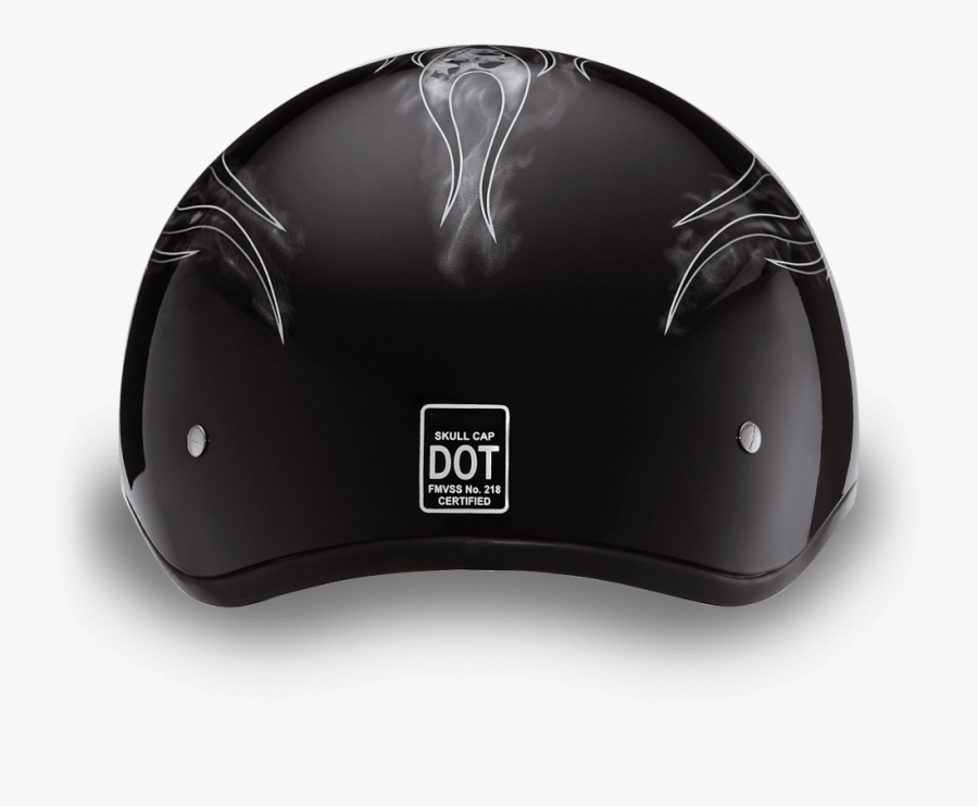 T Silver Skull Flames Cap Helmet"
 Class= - Mouse, Transparent Clipart