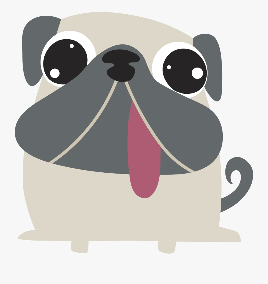 Pug Puppy Sticker Personal Grooming - Posprzątaj Po Swoim Psie Tablica, Transparent Clipart