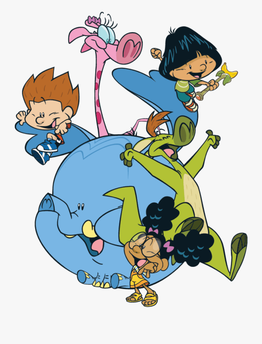 My Big Big Friend Characters - Desenho Meu Amigãozão, Transparent Clipart