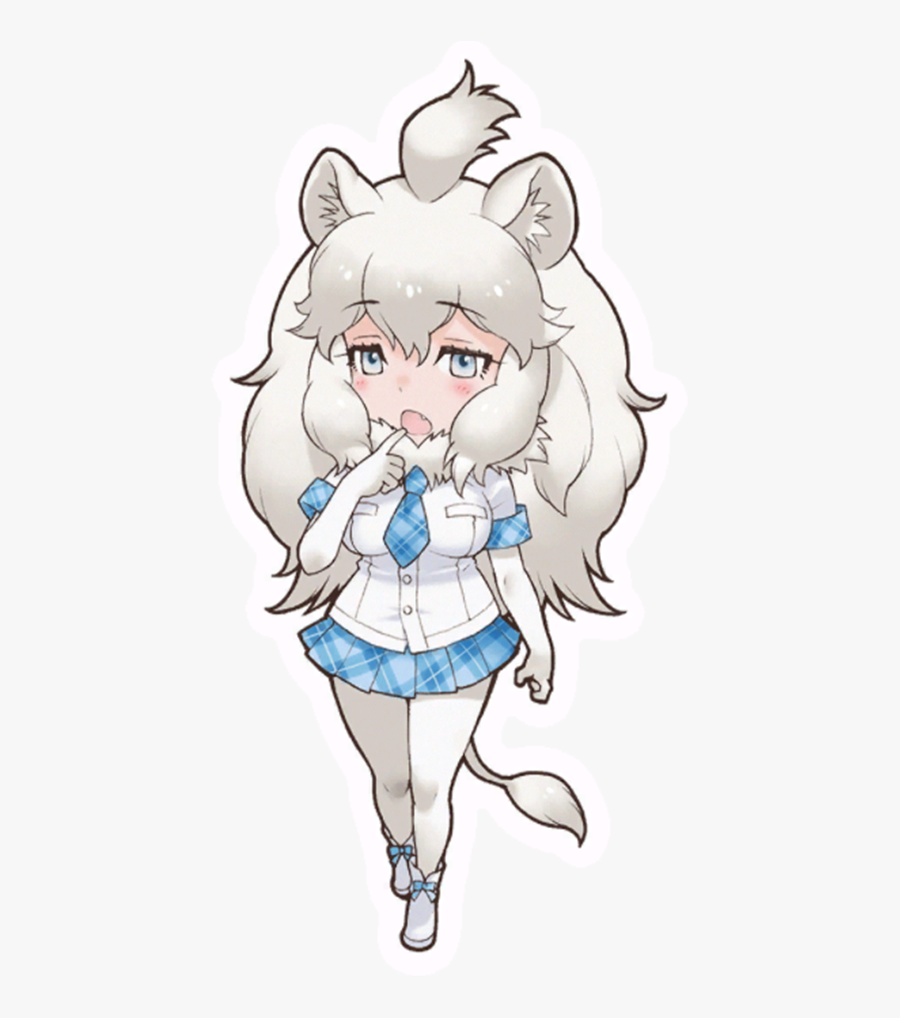 White Lion Cutout - Cartoon, Transparent Clipart