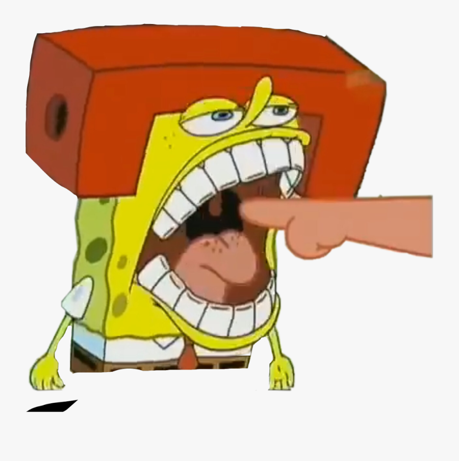 Literally One Of The Best Spongebob Faces Ever - Spongebob Karate Face, Transparent Clipart