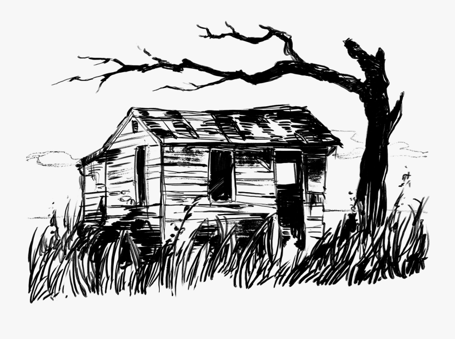 Shack Drawing Cabin - Shack, Transparent Clipart