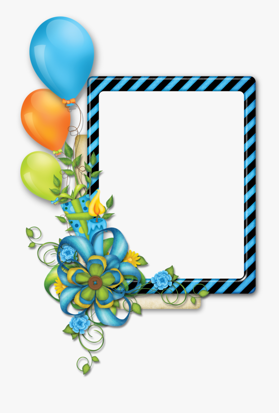 Encadrement Photo D Anniversaire, Transparent Clipart