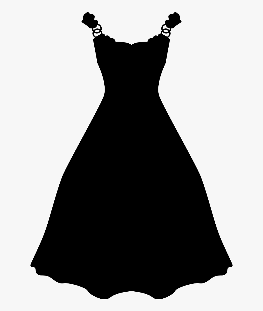 692 X 981 22 - Black Dress Icon, Transparent Clipart