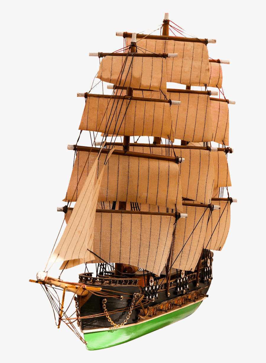 Sailing Ship - Sailing Ship Transparent Background, Transparent Clipart