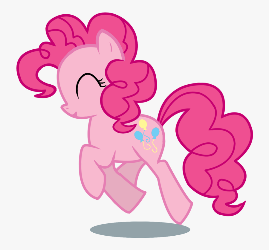 Pinkie Pie Running By Vecony - Pinkie Pie My Little Pony, Transparent Clipart