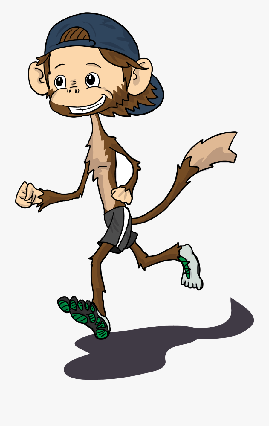 Monkey Loves Penguin - Clip Art, Transparent Clipart