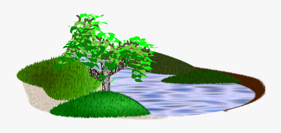 Simple Scenery - Png Download Small Images Nature, Transparent Clipart