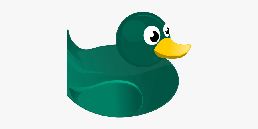 Free Vector Rubber Duck - Green Duckling, Transparent Clipart